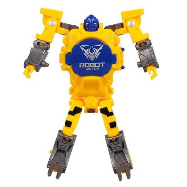 Robot WATCH POP TOYS Relogio e Robo 2 em 1 Amarelo Multikids